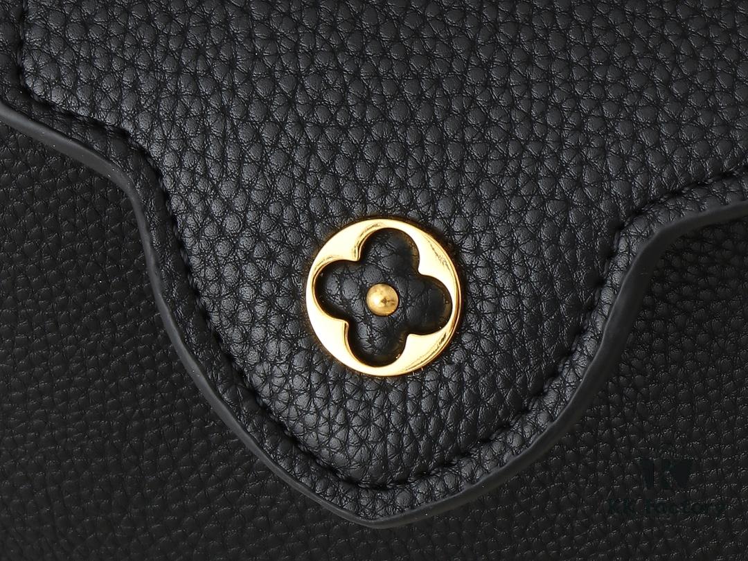 Mini Capucines Bag with Refined Monogram Flower on Handle