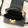 Mini Capucines Bag with Refined Monogram Flower on Handle