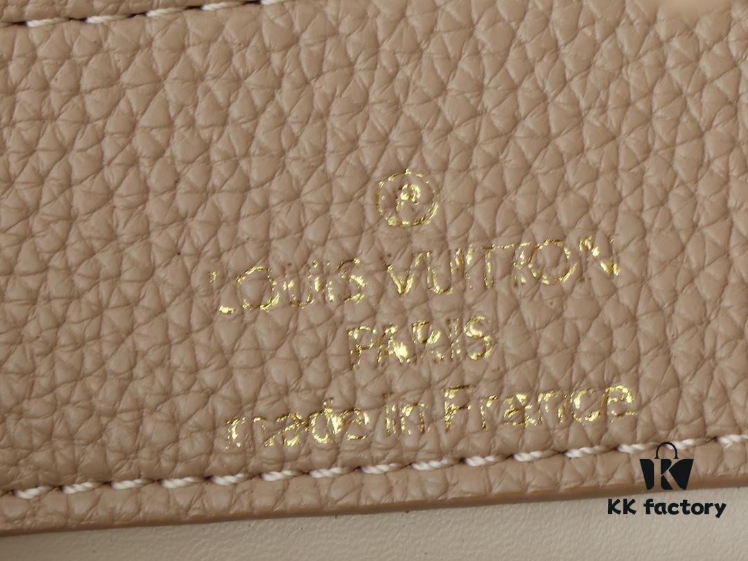 Mini Capucines Bag with Refined Monogram Flower on Handles