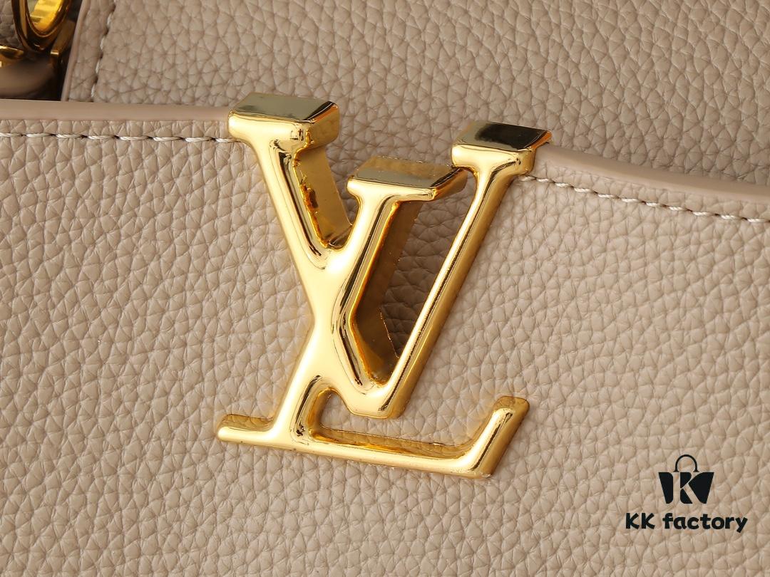 Mini Capucines Bag with Refined Monogram Flower on Handles