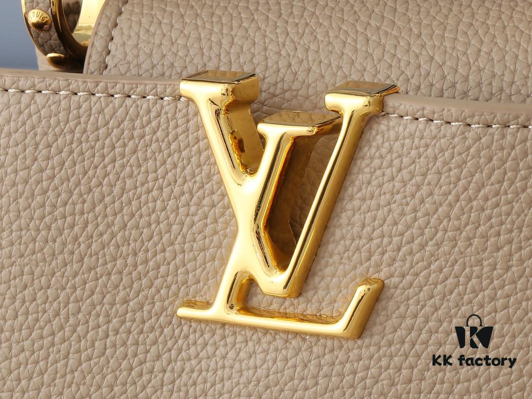 Mini Capucines Bag with Refined Monogram Flower on Handles