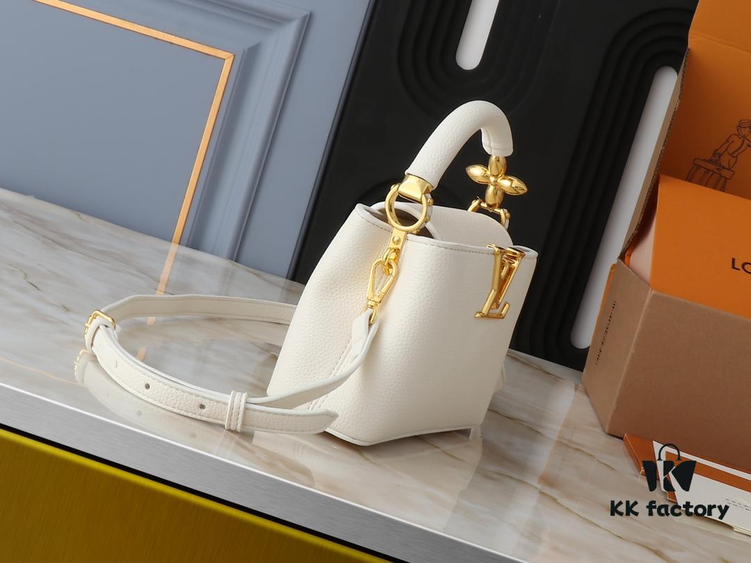 Mini Capucines Bag with Monogram Flower Handles