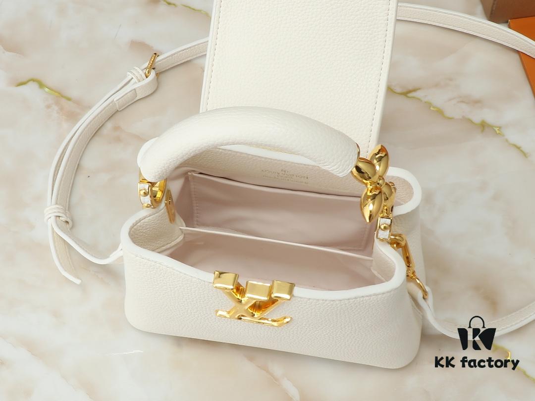 Mini Capucines Bag with Monogram Flower Handles