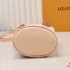 M81489 M13619 LV Longshang Village White Tricolor Upgrade Nano Bucket Bag from Match Series