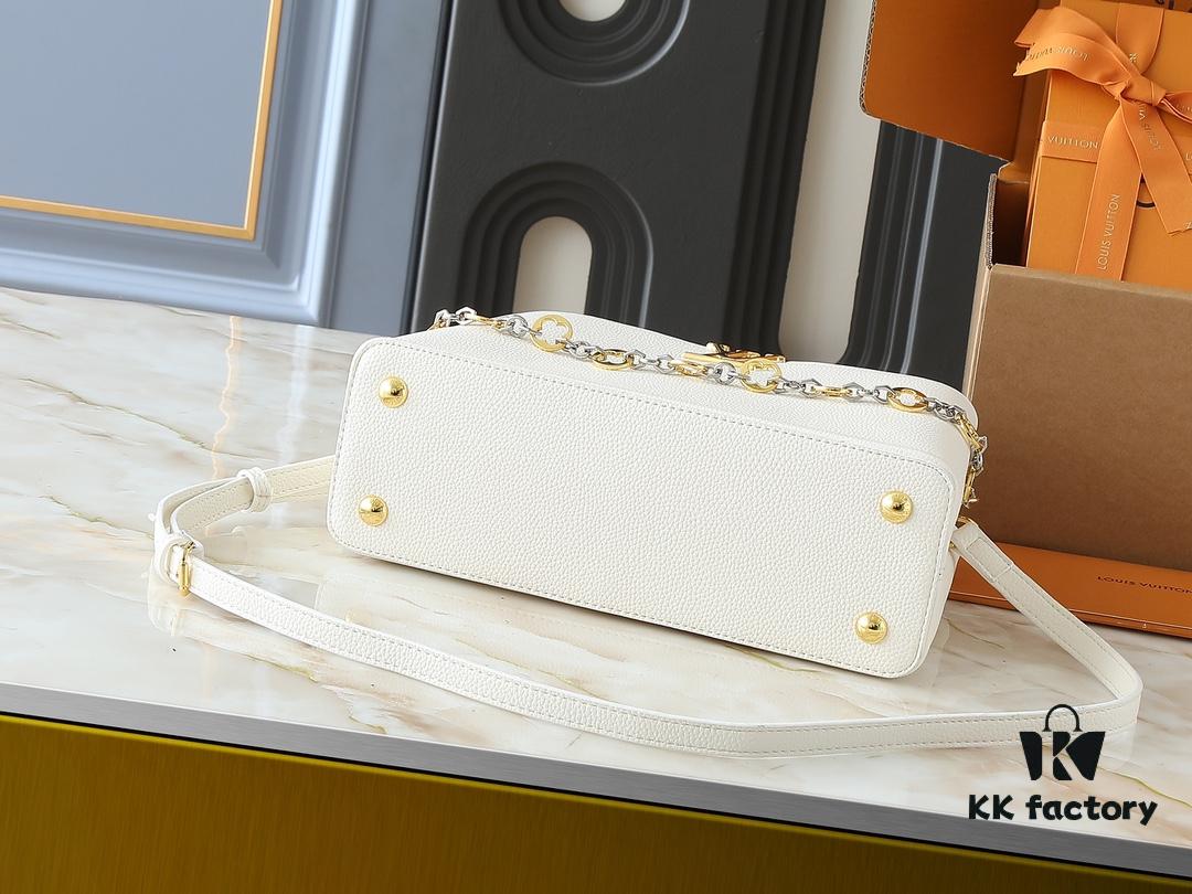 Upgraded Original Version M12935 M12936 M12937 M12938 Capucines Medium Handbag from Chain On You Collection