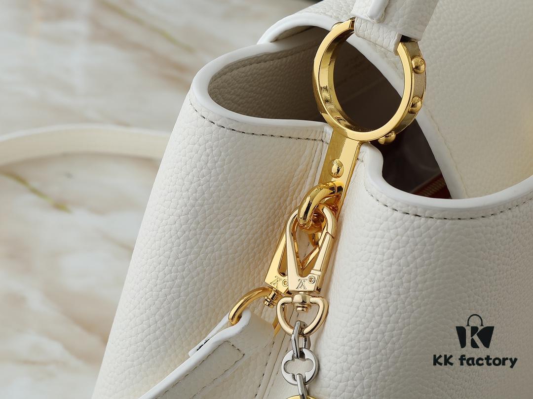 Upgraded Original Version M12935 M12936 M12937 M12938 Capucines Medium Handbag from Chain On You Collection