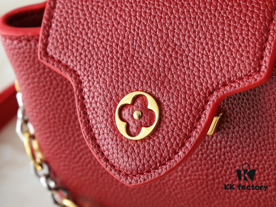 Upgraded Original M12935 M12936 M12937 M12938 Capucines Mini Bag from Capucines Chain On You Collection