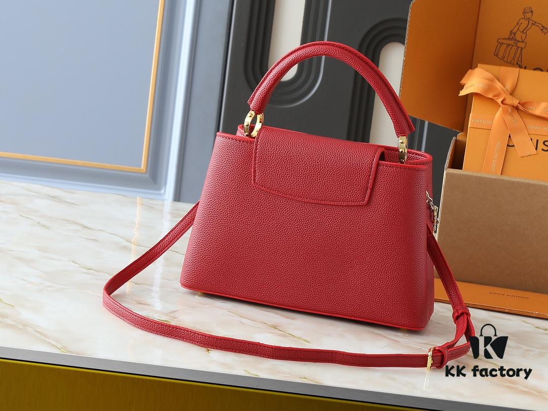 Upgraded Original Version M12935 M12936 M12937 M12938 Capucines Medium Handbag from Chain On You Collection