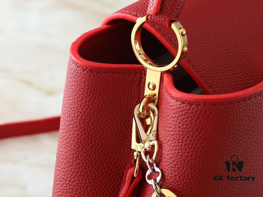 Upgraded Original Version M12935 M12936 M12937 M12938 Capucines Medium Handbag from Chain On You Collection