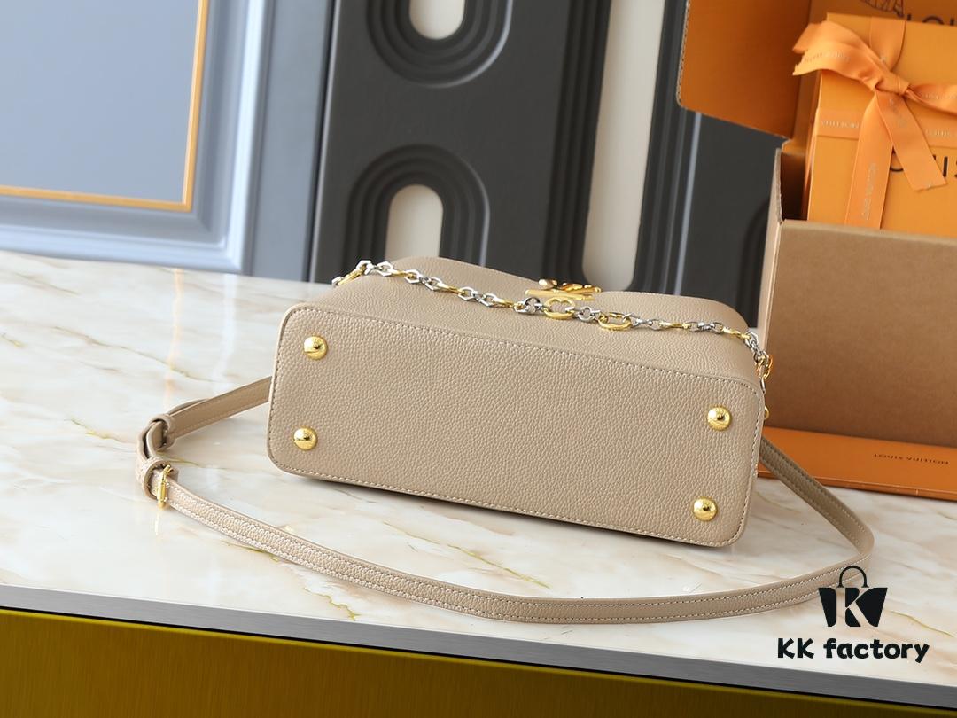 Upgraded Original Version M12935 M12936 M12937 M12938 Capucines Medium Handbag from Chain On You Collection