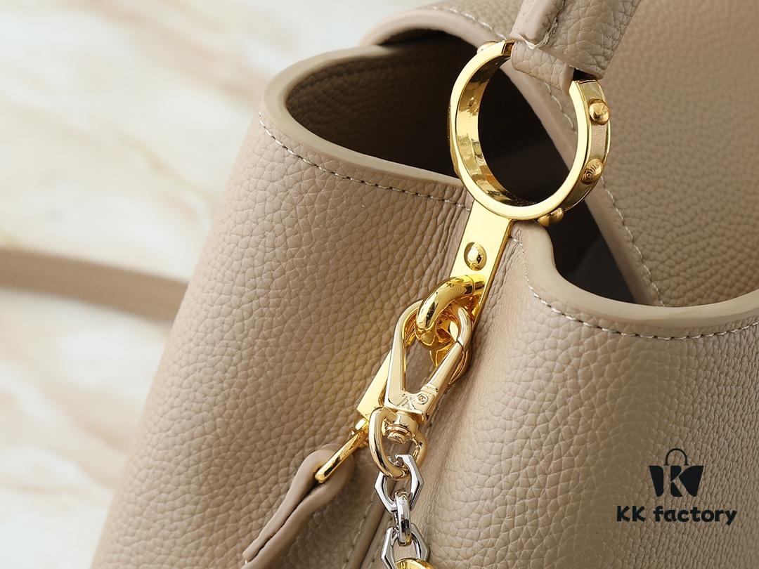 Upgraded Original Version M12935 M12936 M12937 M12938 Capucines Medium Handbag from Chain On You Collection