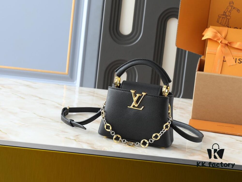 Guangzhou Stock Upgraded Original M12935 M12936 M12937 M12938 Capucines Mini Bag from the Capucines Chain On You Collection