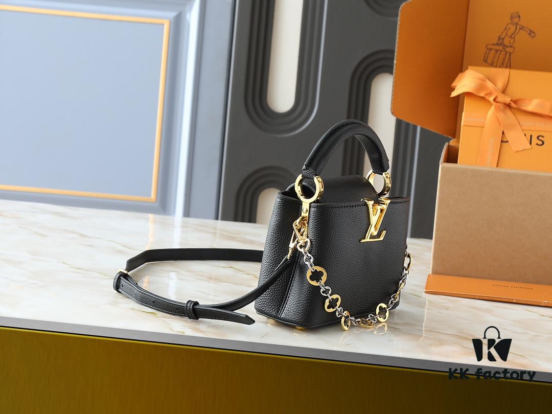 Guangzhou Stock Upgraded Original M12935 M12936 M12937 M12938 Capucines Mini Bag from the Capucines Chain On You Collection