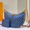 Upgraded Version ⬇️ M46311 Denim Jean Large Moon Bag Lv Marel Vintage Handbag