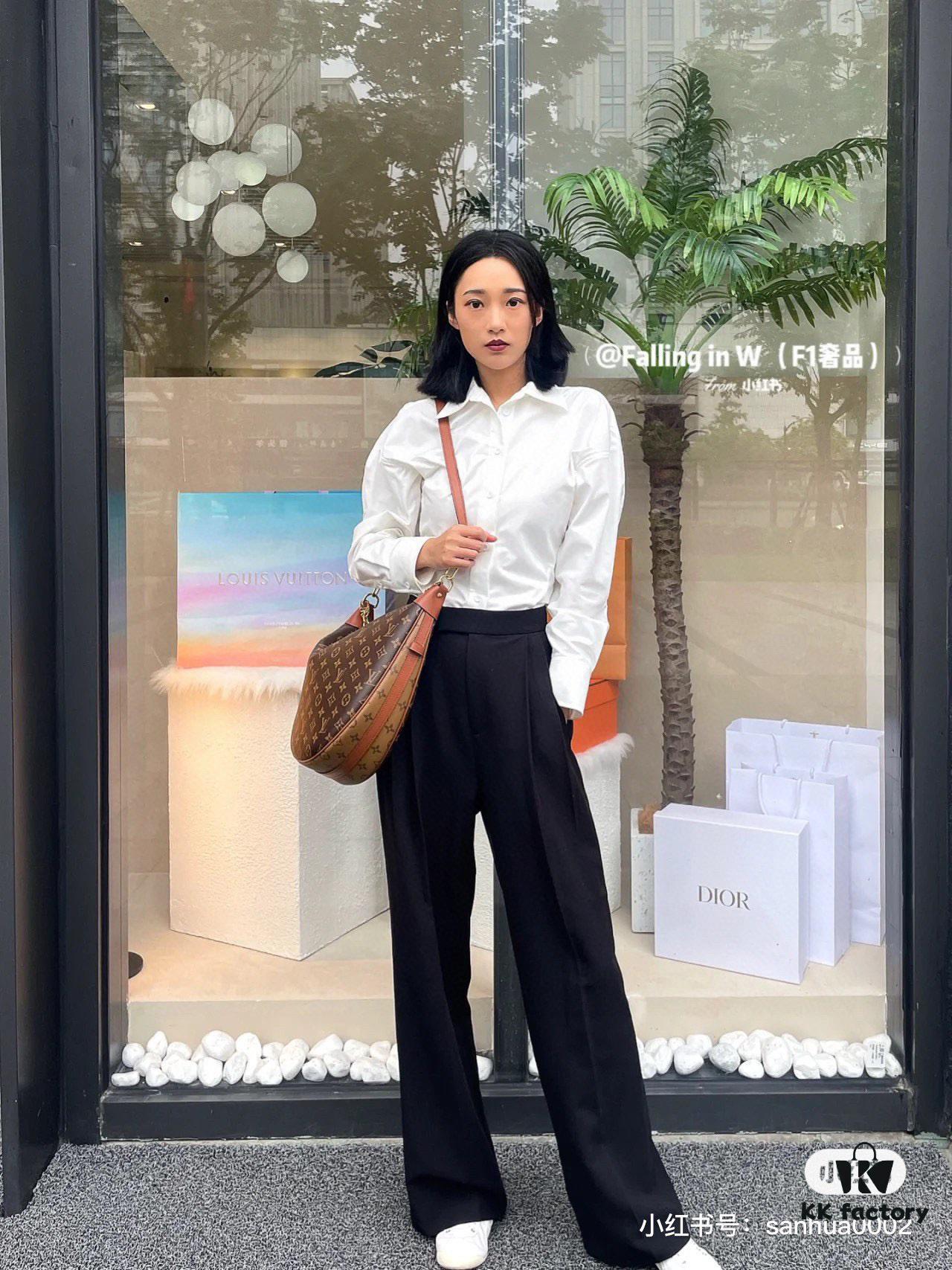 Upgraded Version ⬇️ M46311 Large Moon Bag, Classic Monogram with Yellow Flowers, LV Marel Vintage Handbag