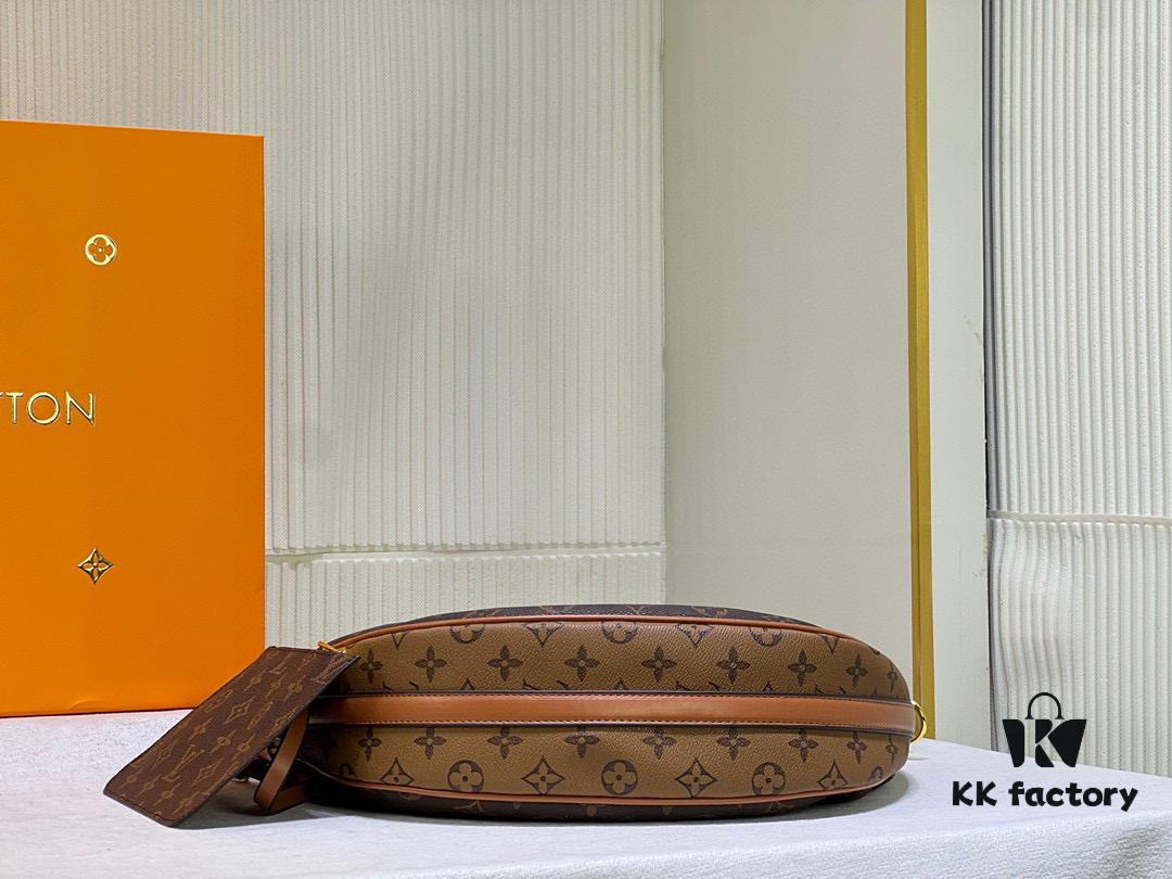 Upgraded Version ⬇️ M46311 Large Moon Bag Classic Monogram with Yellow Flower LV Marel Vintage Handbag