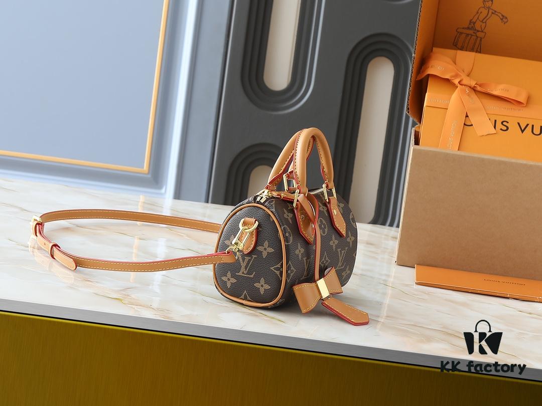 Upgraded Original M13391 M13406 M81085 LV x Takashi Murakami Nanospeedy Bag