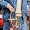 M81489 Lv Village Cherry Blossom Upgraded Nano Bucket Bag from Match Collection