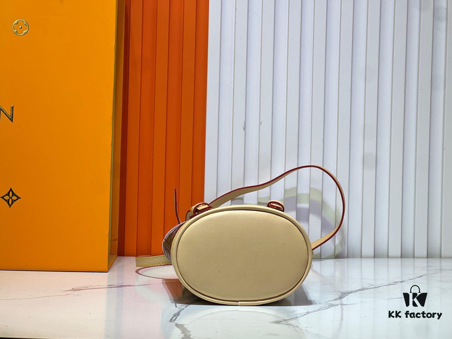 M81489 Lv Longshang Village Cherry Blossom Upgraded Nano Bucket Bag from Match Series