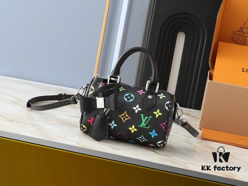 Upgraded Original M13391 M13406 M81085 LV x Takashi Murakami Nanospeedy Bag