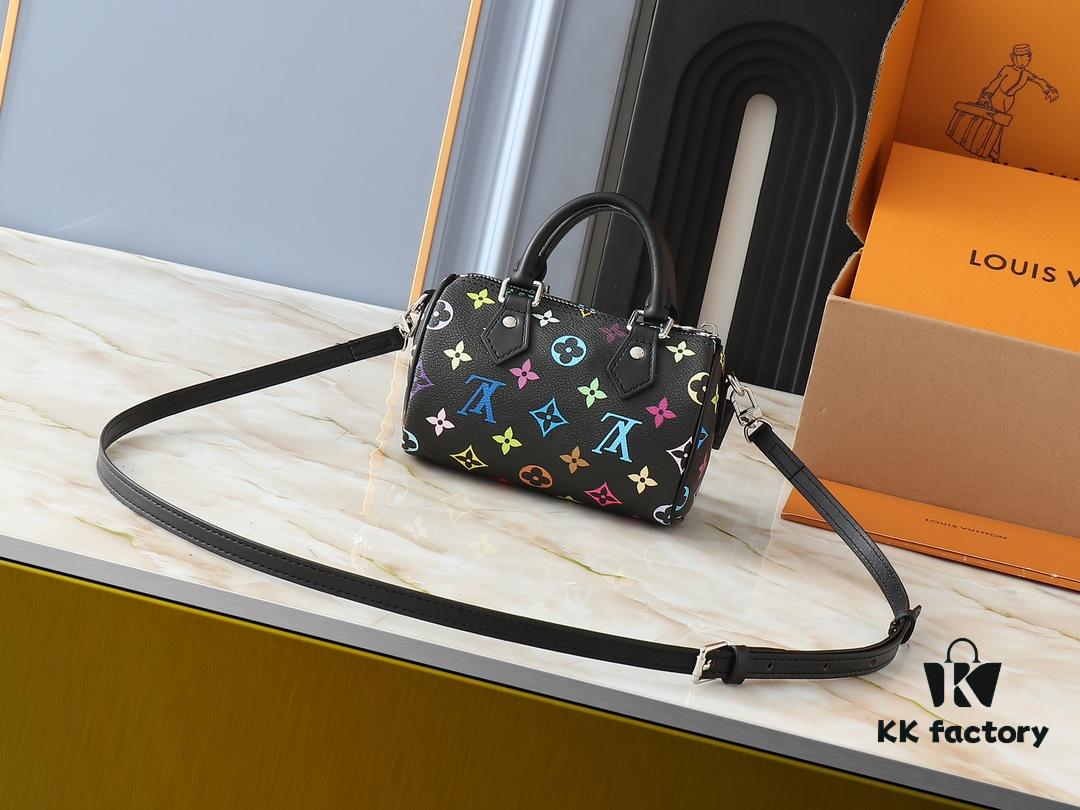 Upgraded Original M13391 M13406 M81085 LV x Takashi Murakami Nanospeedy Bag