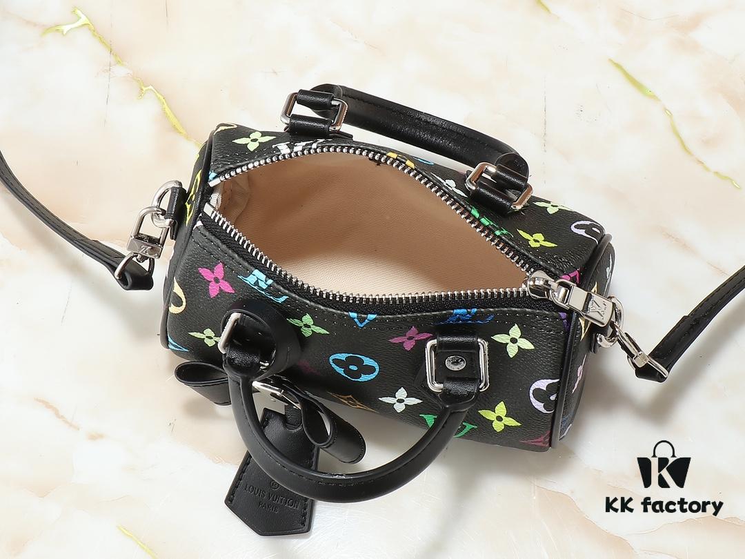 Upgraded Original M13391 M13406 M81085 LV x Takashi Murakami Nanospeedy Bag