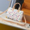 Upgraded Original M13805 M13257 M40390 LV x Murakami Collaboration Nano Speedy Bag