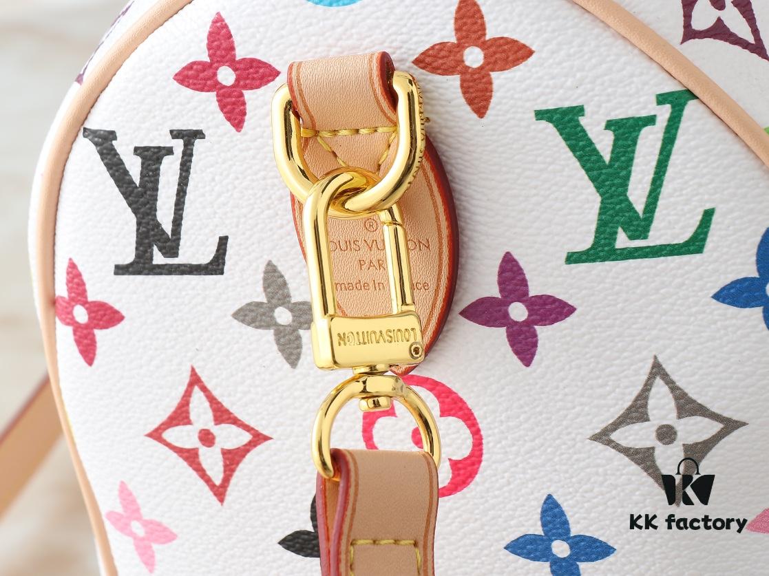 Upgraded Original M13805 M13257 M40390 LV x Murakami Collaboration Nano Speedy Bag