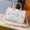 Upgraded Original M13805 M13257 M40391 LV x Murakami Collaboration Nano Speedy Handbag