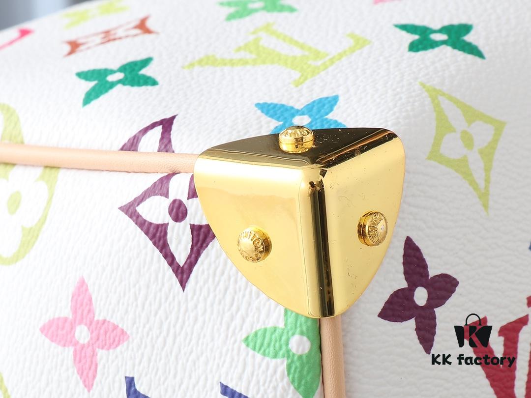 Upgraded Original M13805 M13257 M40391 LV x Murakami Collaboration Nano Speedy Handbag