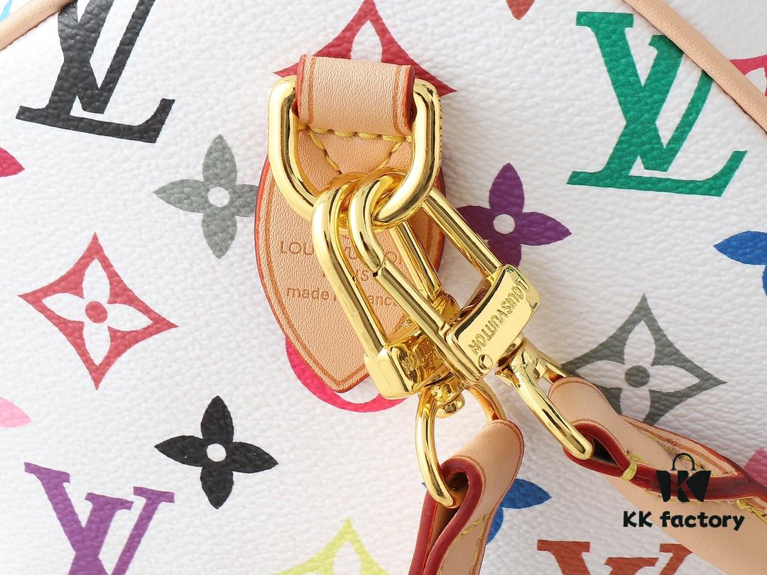 Upgraded Original M13805 M13257 M40391 LV x Murakami Collaboration Nano Speedy Handbag