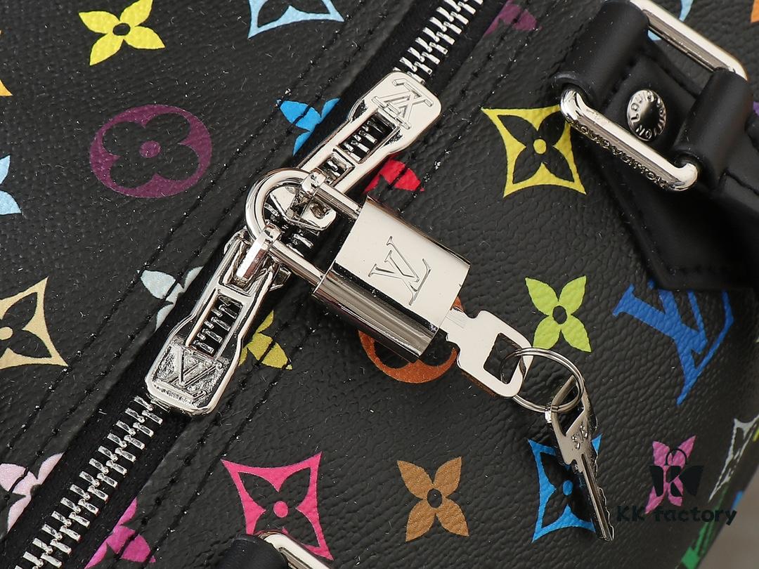 Upgraded Original M13805 M13257 M40391 LV x Murakami Collaboration Nano Speedy Handbag