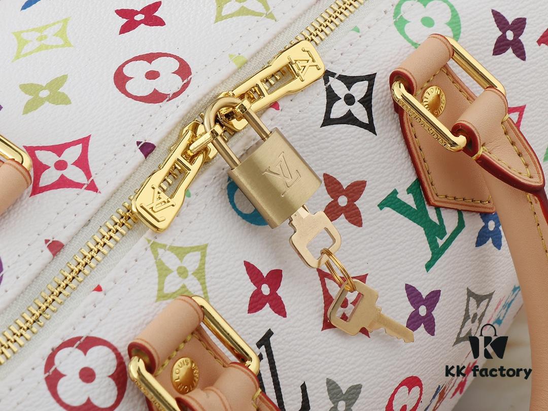 Upgraded Original M13805 M13257 M40390 LV x Murakami Collaboration Nano Speedy Bag