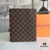 2020 Hot Selling Extra Large Checkbook Wallet with 6 Card Slots, Cowhide Leather and LV Special Fabric, Gift Box Included, Approx. 18cm