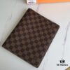 2020 Hot Selling Extra Large Checkbook Wallet with 6 Card Slots, Cowhide Leather and LV Special Fabric, Gift Box Included, Approx. 18cm
