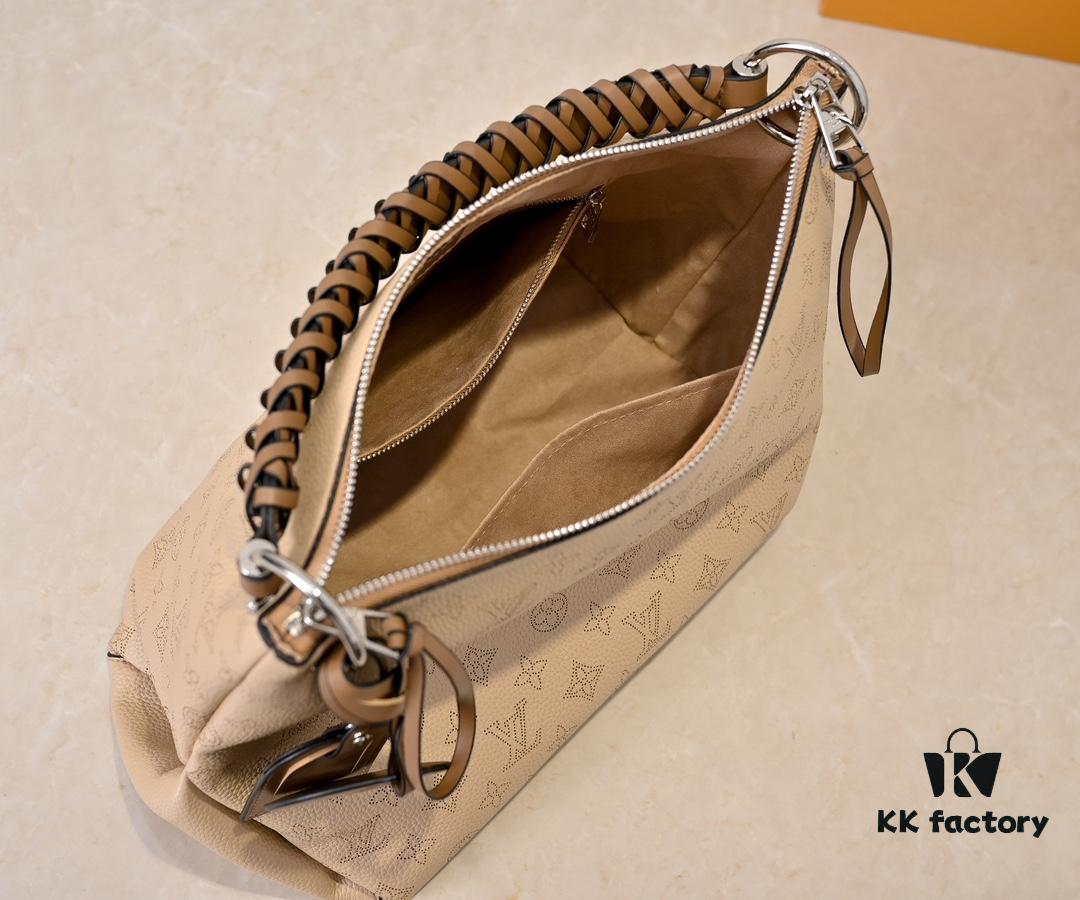 Exclusive Real Photo - Upgraded Version M56073 M56084 Beaubourg Hobo Medium Leather Handbag