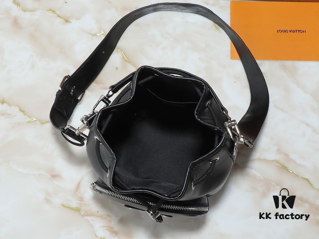 Upgraded Original M13985 Full Leather Black, Official Website Small Noe Cargo M14017 Monogram Coated Cowhide Bucket Bag