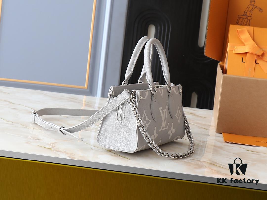 Upgraded Original M14213 M14236 M46653 OnTheGo East West Handbag from LV Milky Way Collection