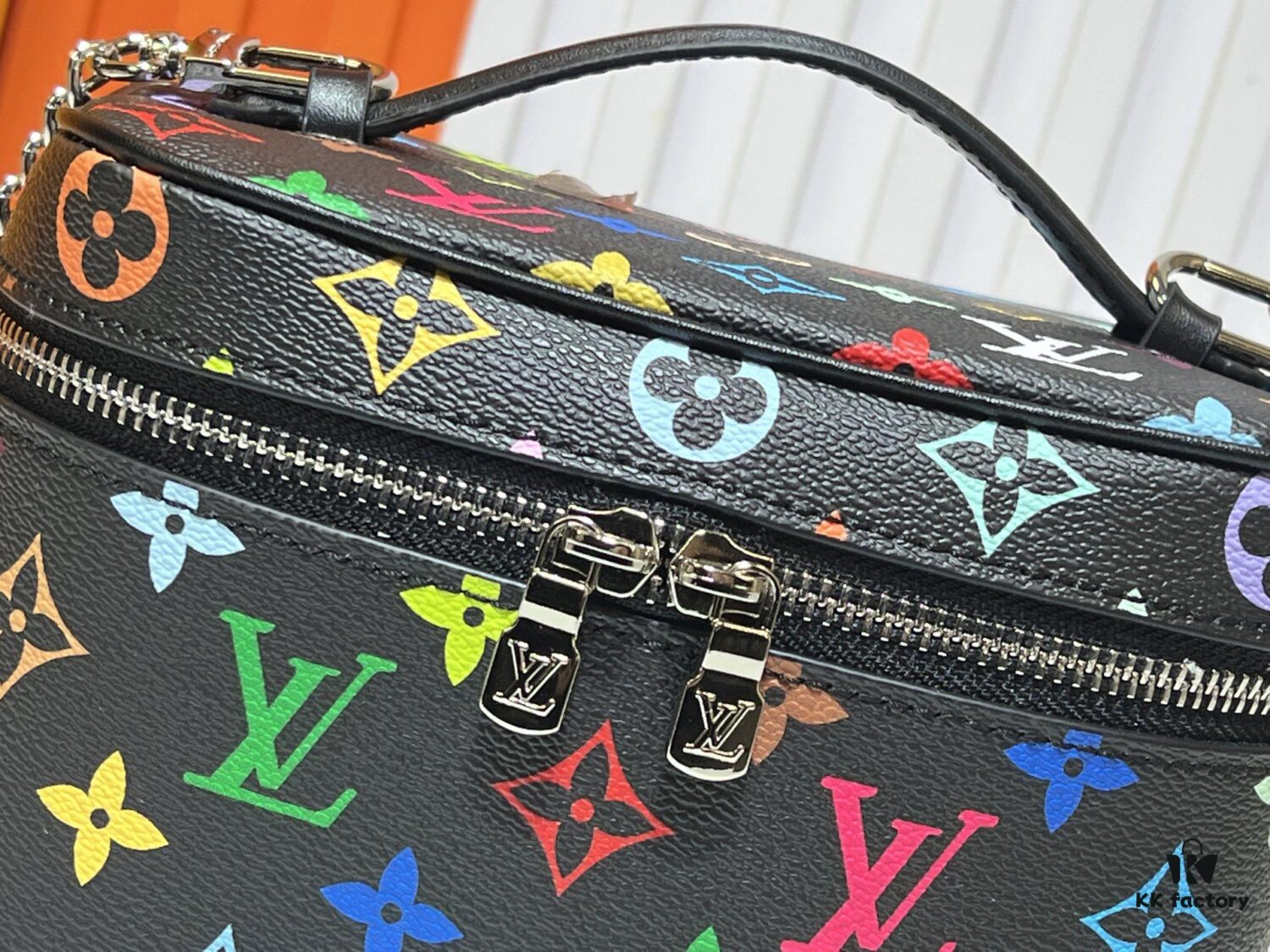 Takashi Murakami x LV Nice Mini Nano Pouch in Monogram Multicolor Coated Canvas
