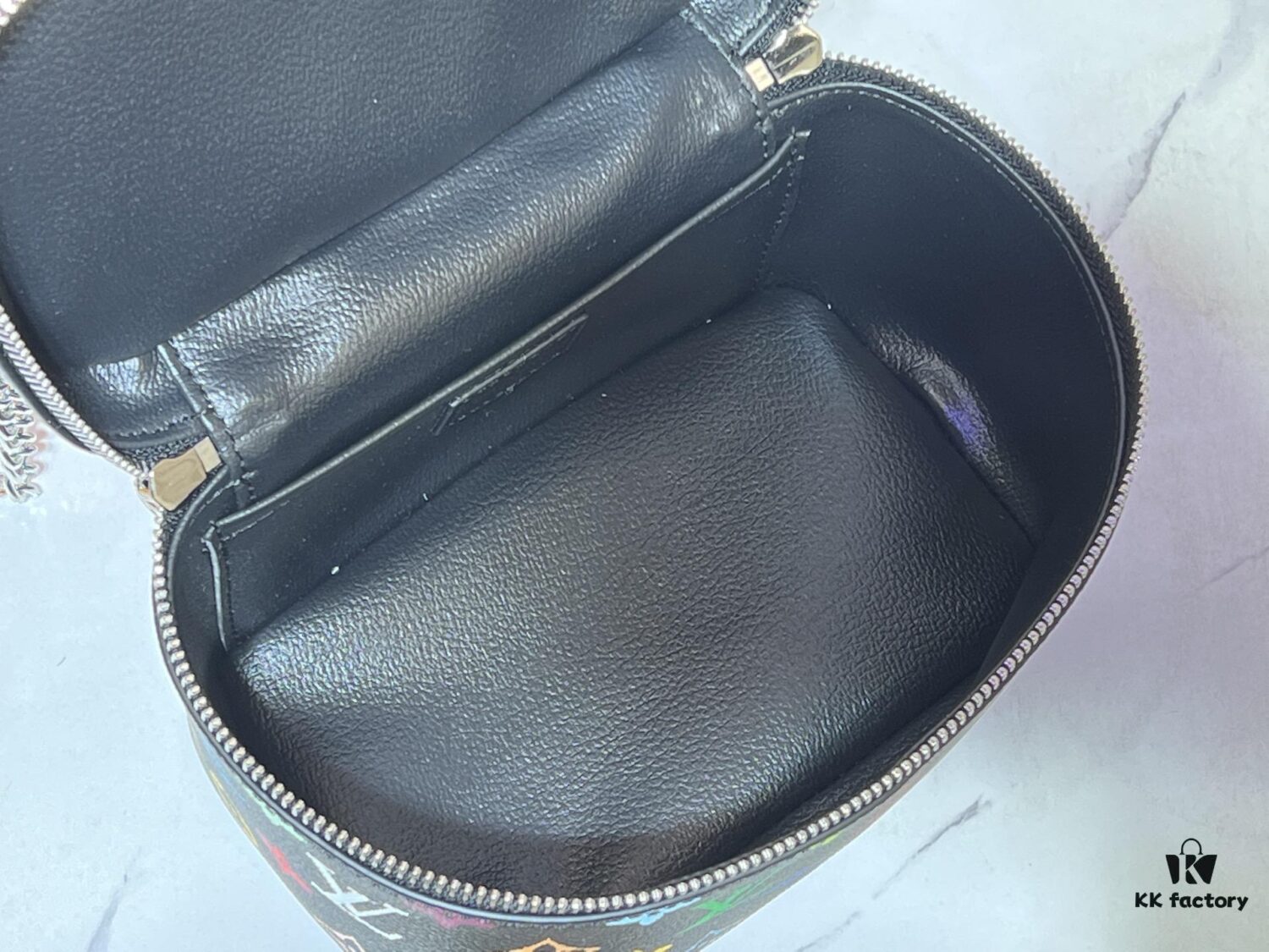 Takashi Murakami x LV Nice Mini Nano Pouch in Monogram Multicolor Coated Canvas