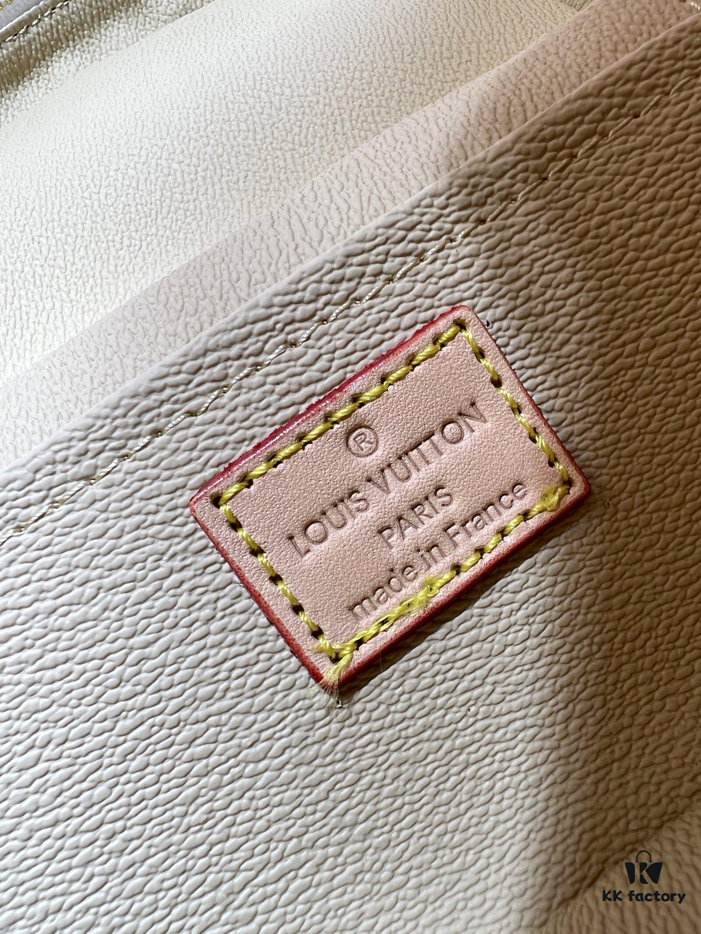 Upgraded Original M13747 M44495 M42265 M44936 M42263 LV Takashi Murakami Nice Mini Nano Cosmetic Pouch Featuring Monogram Print in 33 Vibrant Colors, 2025 LV x Takashi Murakami Collaboration White Tricolor and Black Tricolor Twelve-Section Series, Globally Popular Among Celebrities