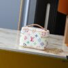 Upgraded Original M13747 M44495 M44936 M42263 LV Takashi Murakami Nice Mini Nano Pouch with Monogram Print in 33 Vibrant Colors, 2025 LV x Takashi Murakami Collaboration White Tricolor and Black Tricolor Twelve-Section Series, Popular Worldwide Among Celebrities