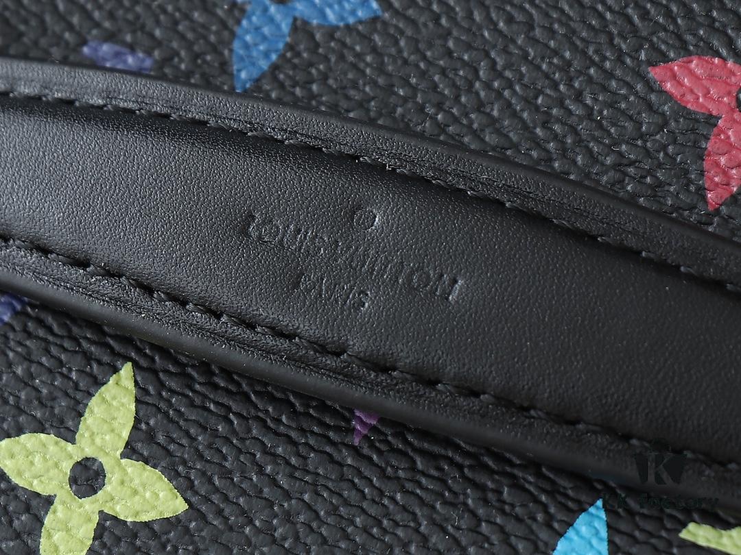 Upgraded Original M13747 M44495 M42265 M44936 M42263 LV Takashi Murakami Nice Mini Nano Cosmetic Pouch Featuring Monogram Print in 33 Vibrant Colors, 2025 LV x Takashi Murakami Collaboration White Tricolor and Black Tricolor Twelve-Section Series, Globally Popular Among Celebrities