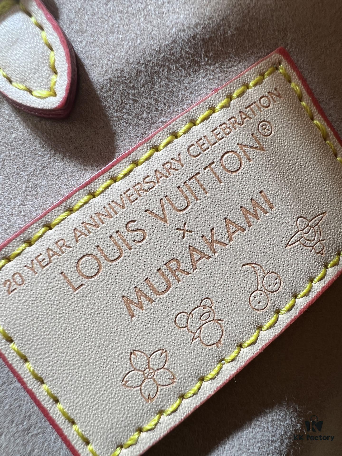 M45659 M46373🔥Lv & Murakami 🐼 Cherry Blossom 🌸 OnTheGo Small Size New Version