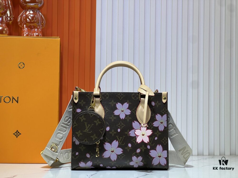 M45659 M46373🔥Lv & Murakami Panda Sakura🌸 OnTheGo PM New Version