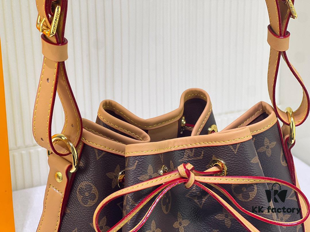 Vintage Large Bucket Bag ⬇️ M42224 M42225 LV Limited Edition Drawstring Bucket Bag, King of Cost Performance