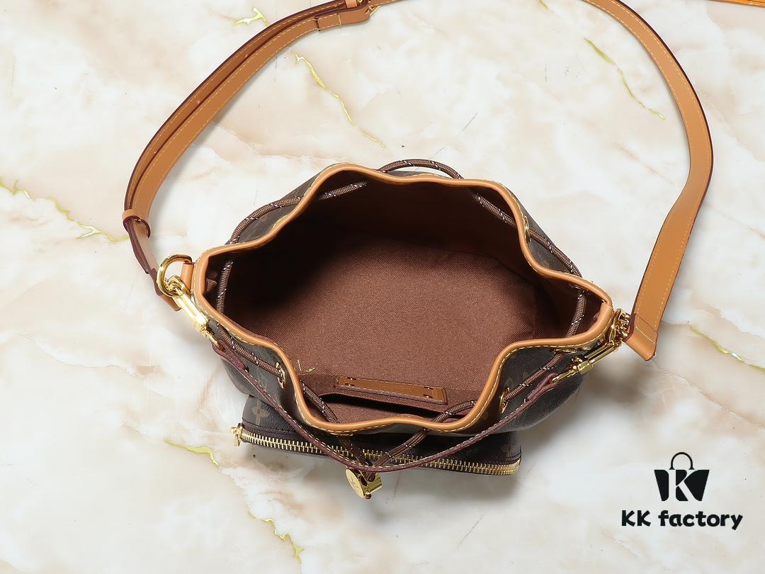 Noe Cargo Mini Bag in Shiny Calfskin Leather M14199 M14017