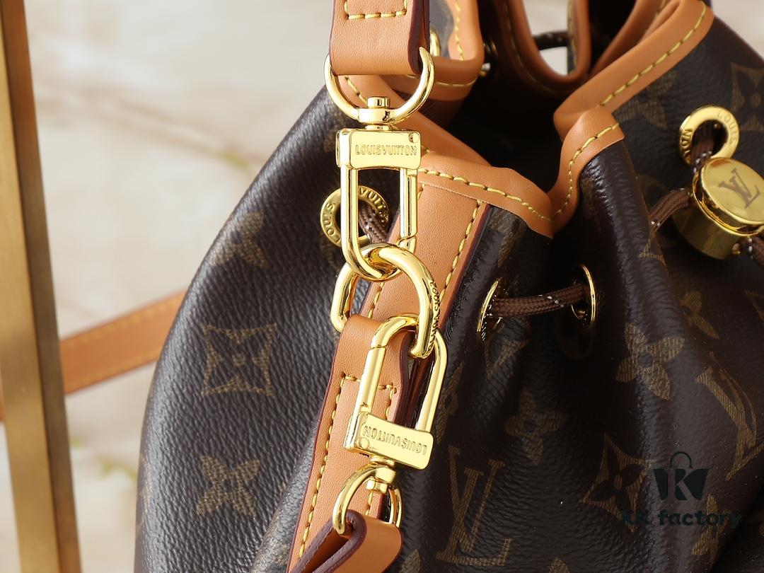 Noe Cargo Mini Bag in Shiny Calfskin Leather M14199 M14017