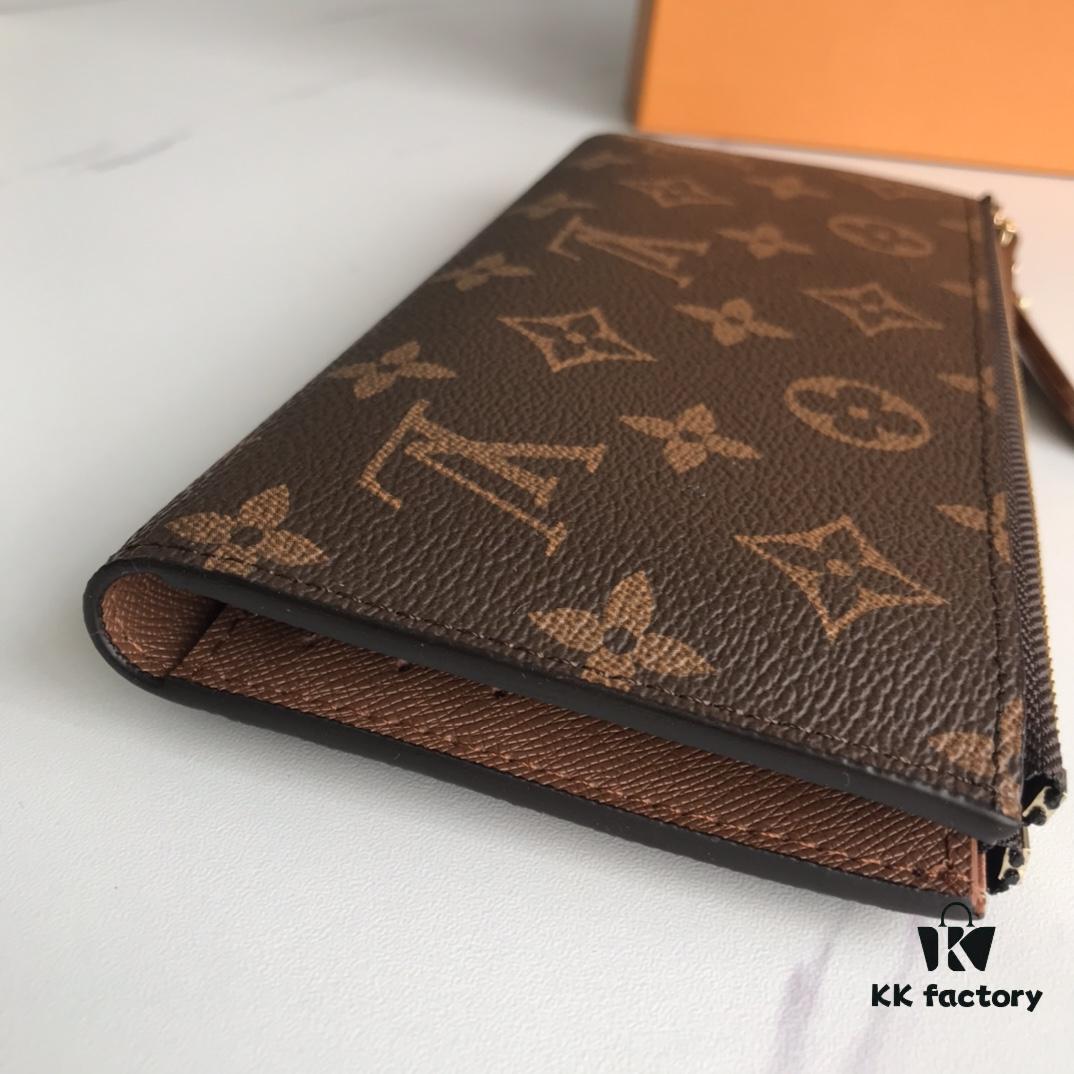 LV61269 Brand - Size: 21*9*2 - Stylish Adele Wallet in Classic Monogram Canvas with Colorful Leather Lining