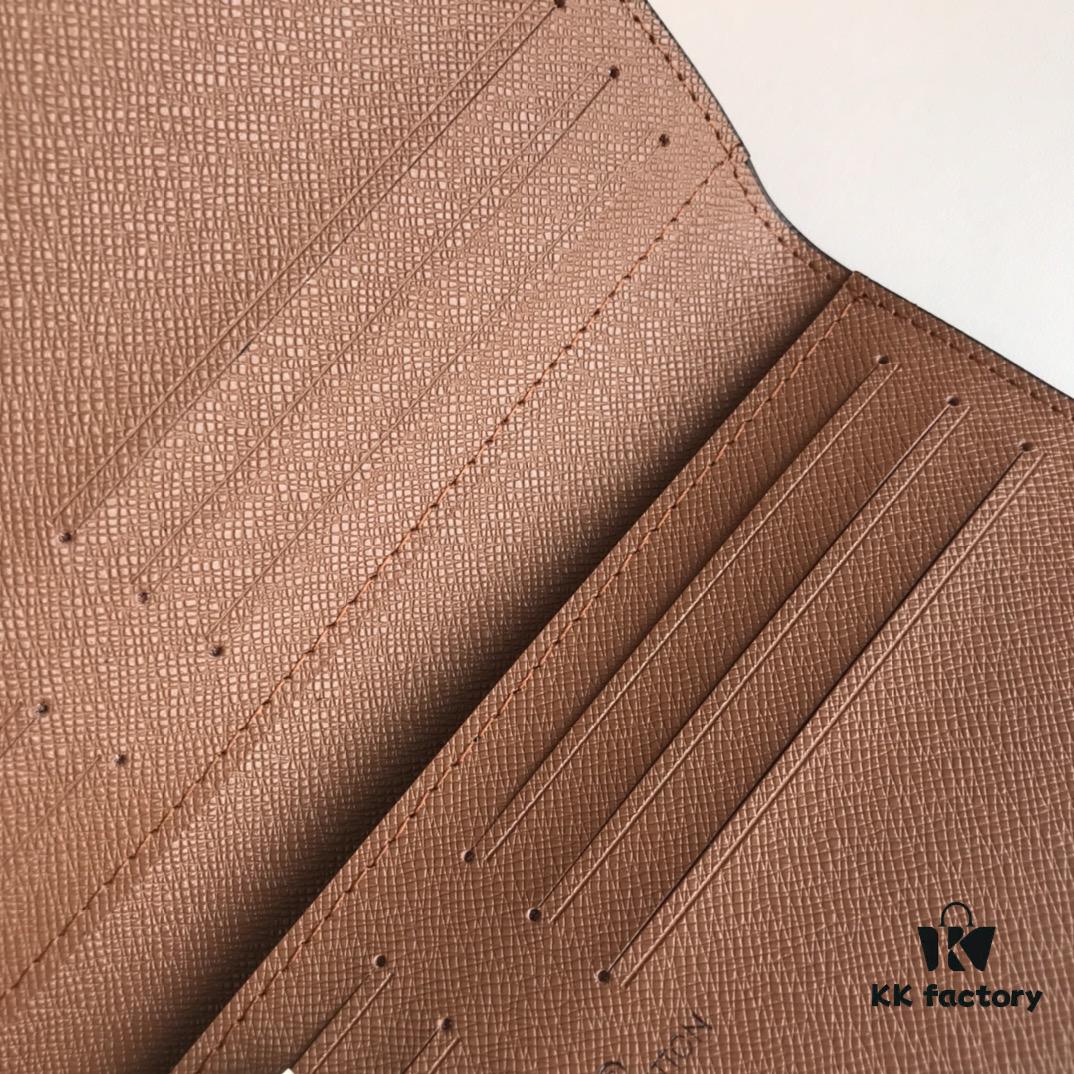 LV61269 Brand - Size: 21*9*2 - Stylish Adele Wallet in Classic Monogram Canvas with Colorful Leather Lining